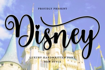 Design Ideas Using the Disney Font Style