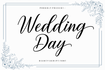 Wedding Day Font Ideas for Your Invitations
