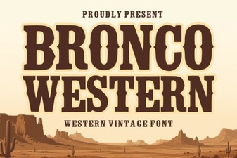 Free Western Fonts for Your Bronco Projects